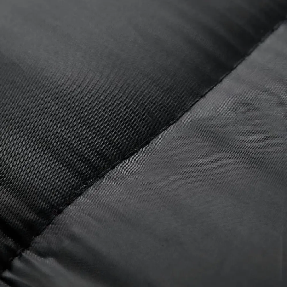 vidaXL Saco de dormir tipo momia de camping para adultos 3 estaciones Negro y rojo Discount