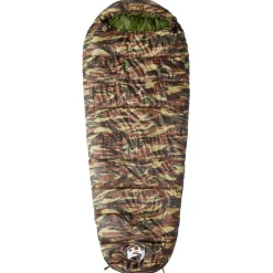 vidaXL Saco de dormir tipo momia de camping para adultos 3 estaciones Camuflaje Sale