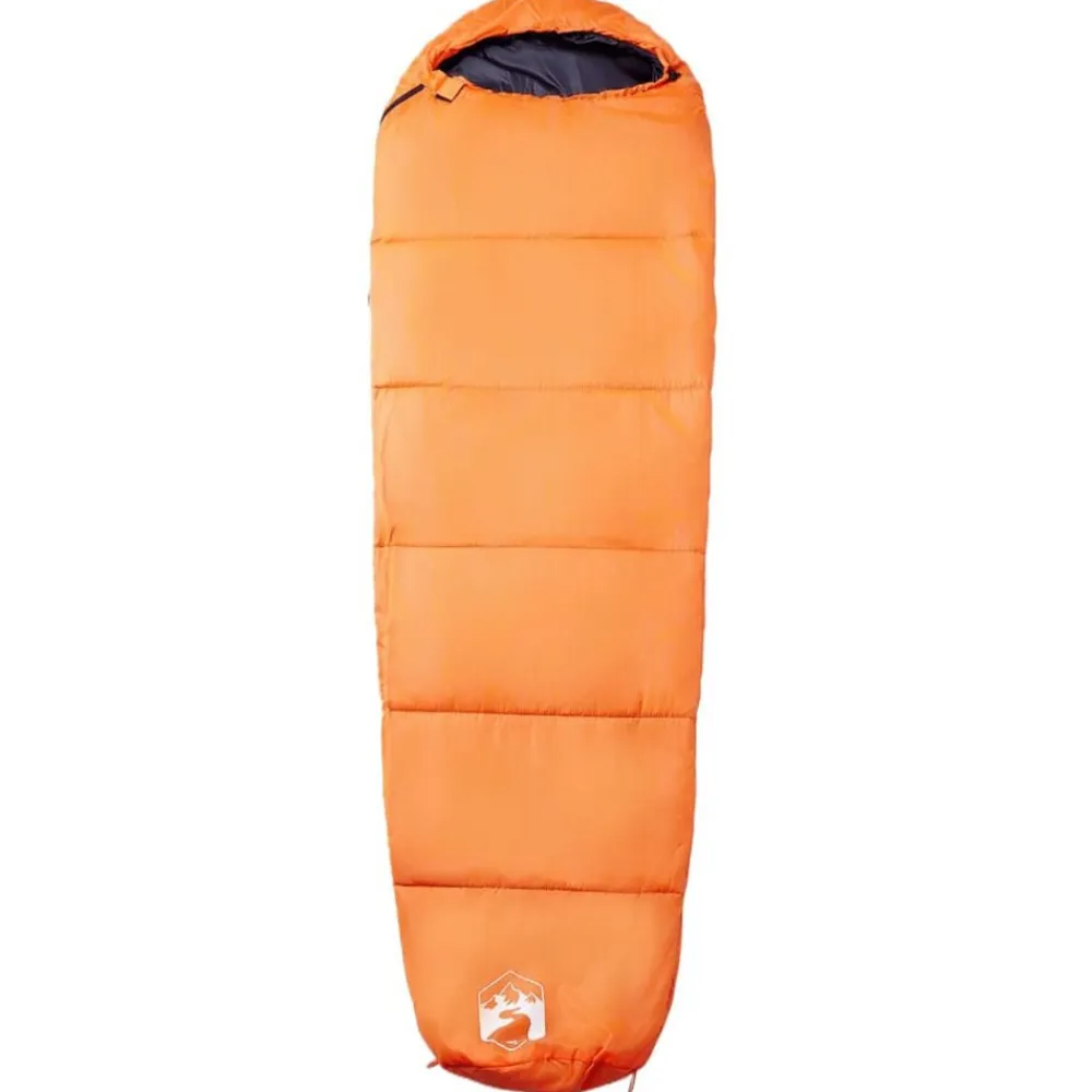 vidaXL Actividades Al Aire Libre-Saco de dormir tipo momia de camping para adultos 3 estaciones
