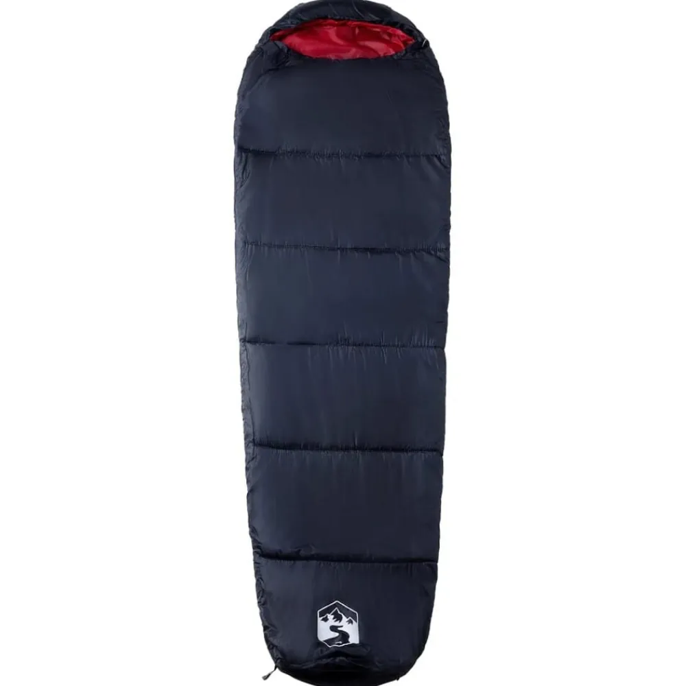 vidaXL Actividades Al Aire Libre-Saco de dormir tipo momia de camping para adultos 3 estaciones