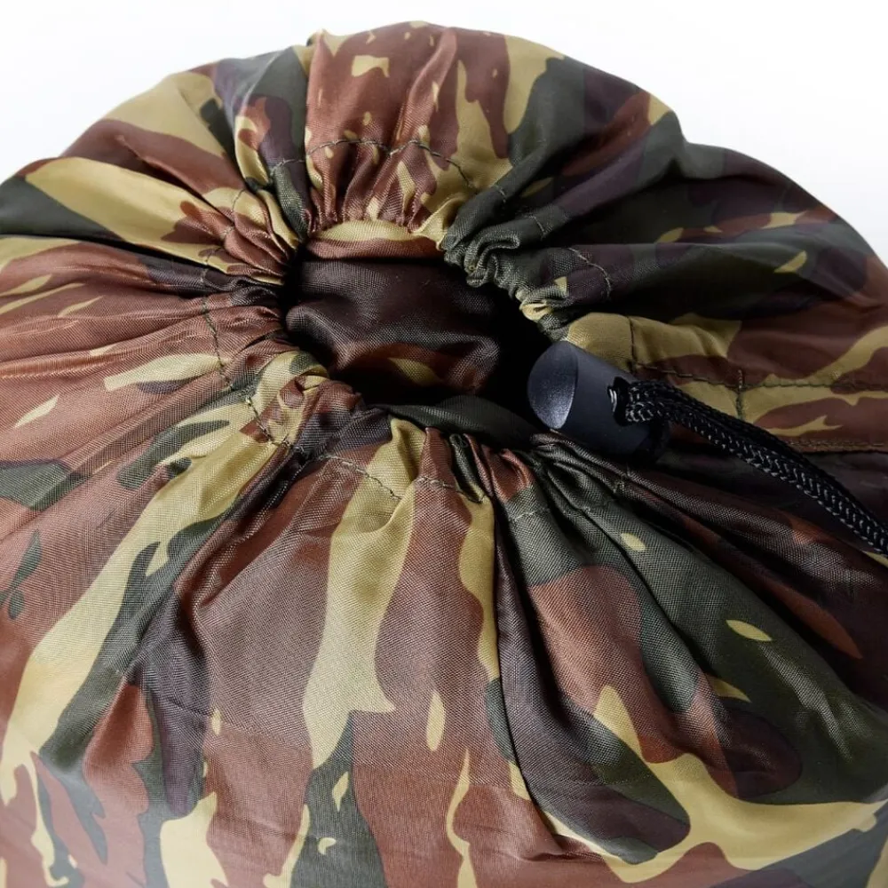 vidaXL Saco de dormir tipo momia de camping para adultos 3 estaciones Camuflaje Online