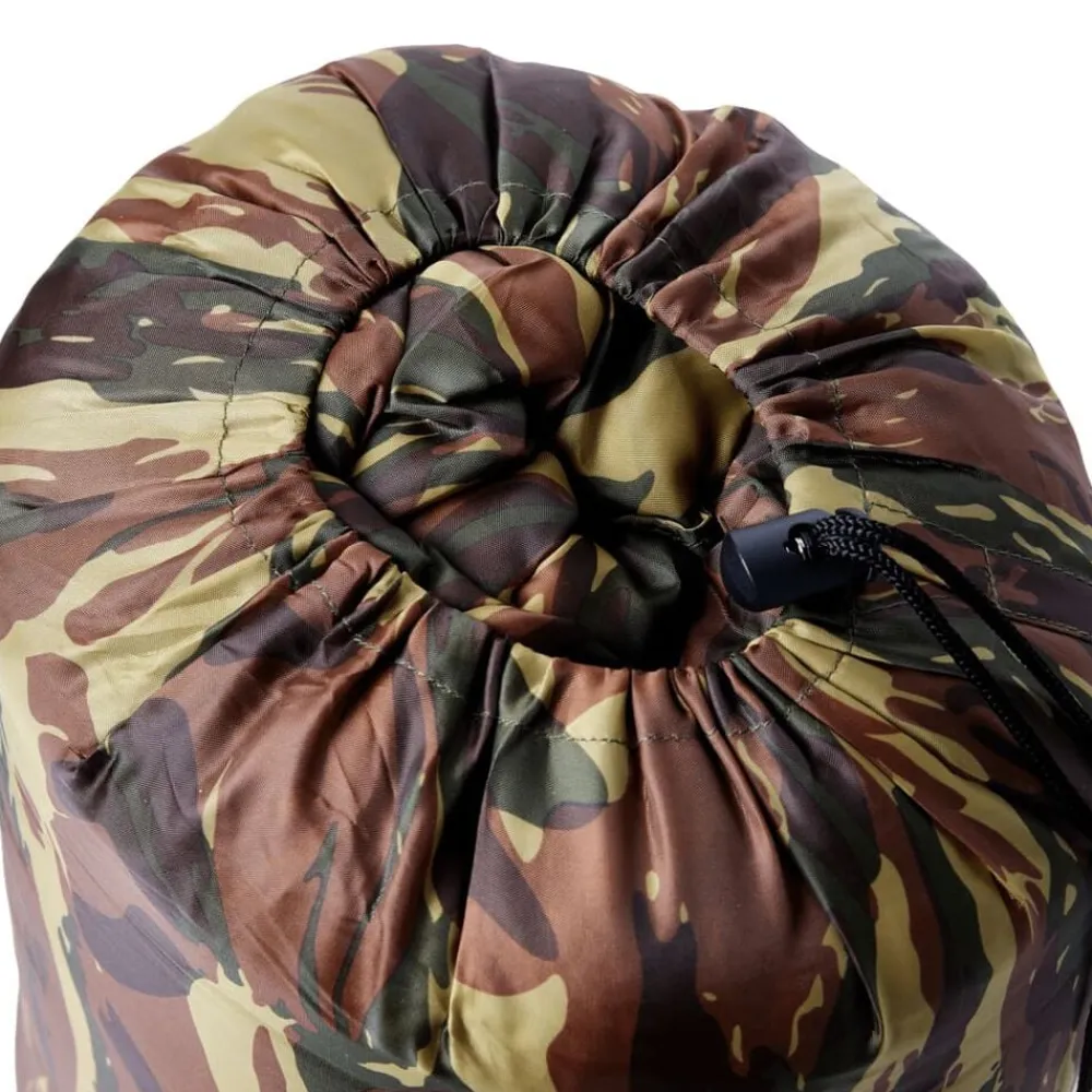 vidaXL Saco de dormir tipo momia de camping para adultos 3 estaciones Camuflaje Best
