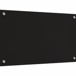 vidaXL Salpicadero de cocina 2 pcs 70 x 40 cm vidrio templado Negro Sale