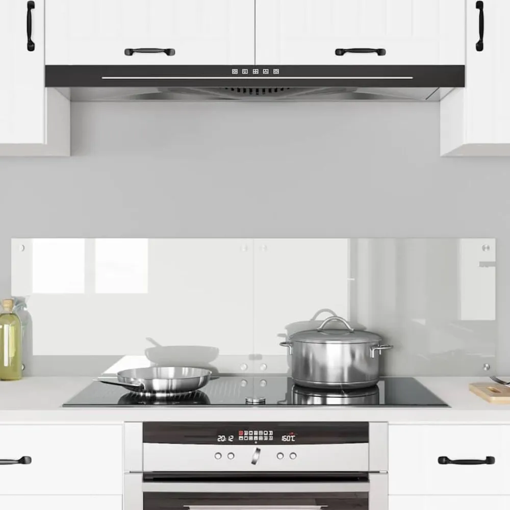 vidaXL Salpicadero de cocina 2 pcs 70 x 40 cm Transparente Sale