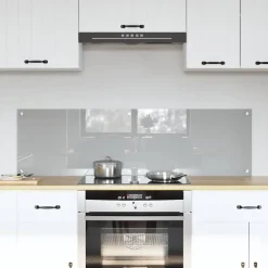 vidaXL Salpicadero de cocina 2 pcs 70 x 40 cm Gris claro Discount