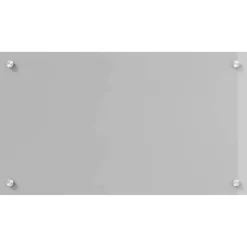 vidaXL Salpicadero de cocina 2 pcs 70 x 40 cm Gris claro Discount