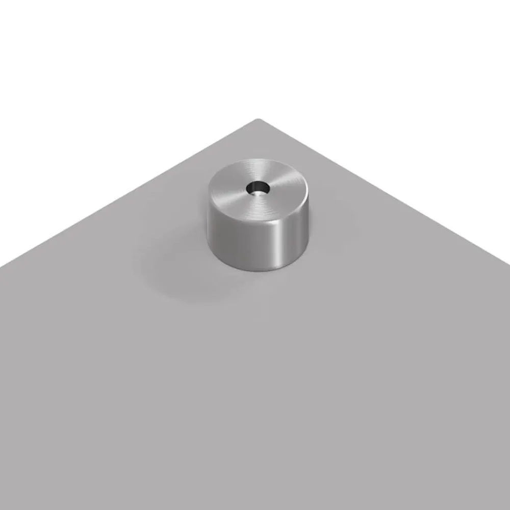 vidaXL Salpicadero de cocina 2 pcs 70 x 40 cm Gris claro Discount