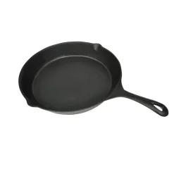 vidaXL Sartén parrilla de hierro fundido 30 cm redonda Hot