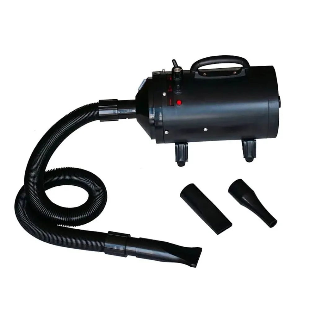 vidaXL Secador de pelo de perro con 3 boquillas negro 2400 W Outlet