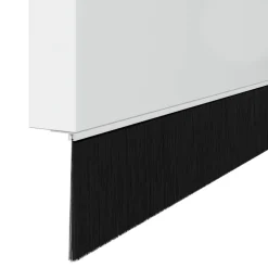 vidaXL Materiales De Construcción-Sellos de cepillo de puerta atornillables 2 pcs 100 cm