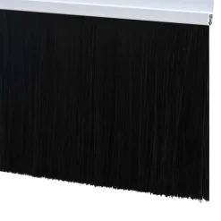 vidaXL Materiales De Construcción-Sellos de cepillo para puertas autoadhesivos 2 pcs 100 cm