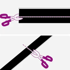 vidaXL Materiales De Construcción-Sellos de cepillo para puertas autoadhesivos 2 pcs 100 cm