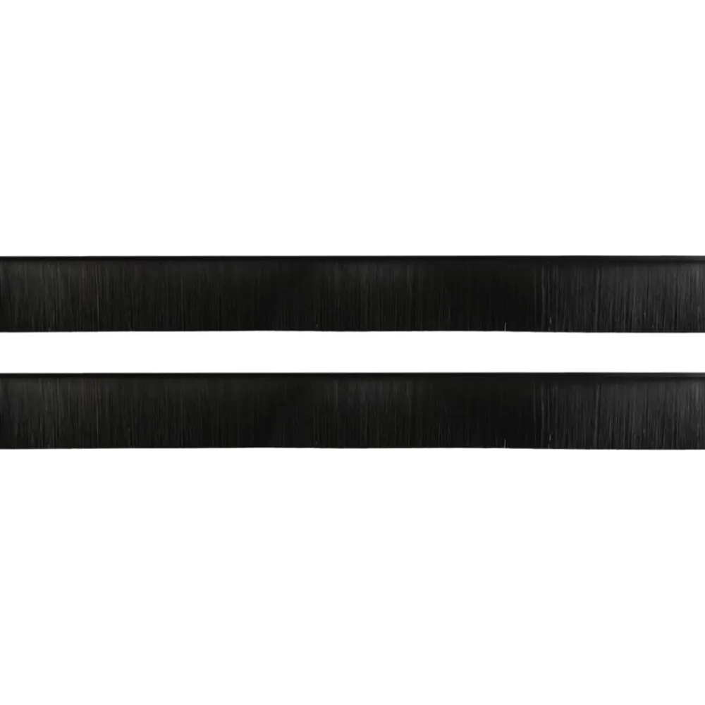 vidaXL Materiales De Construcción-Sellos de cepillo para puertas autoadhesivos 2 pcs 100 cm
