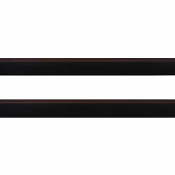 vidaXL Sellos de cepillo para puertas autoadhesivos 2 pcs Marrón Marr&oacute;n Best