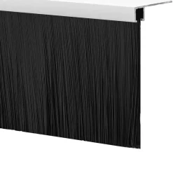vidaXL Materiales De Construcción-Sellos de cepillo de puerta atornillables 2 pcs 100 cm