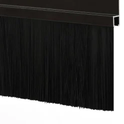 vidaXL Materiales De Construcción-Sellos de cepillo para puertas autoadhesivos 2 pcs 100 cm