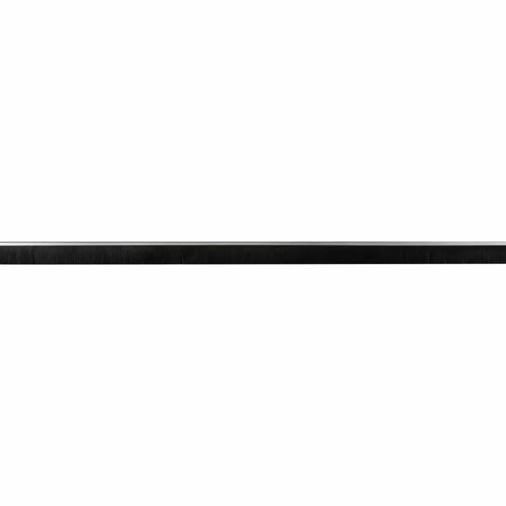 vidaXL Sellos de cepillo para puertas autoadhesivos 2 pcs Plateado Sale