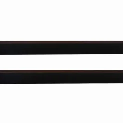 vidaXL Sellos de cepillo para puertas autoadhesivos 2 pcs Marrón Marr&oacute;n Best