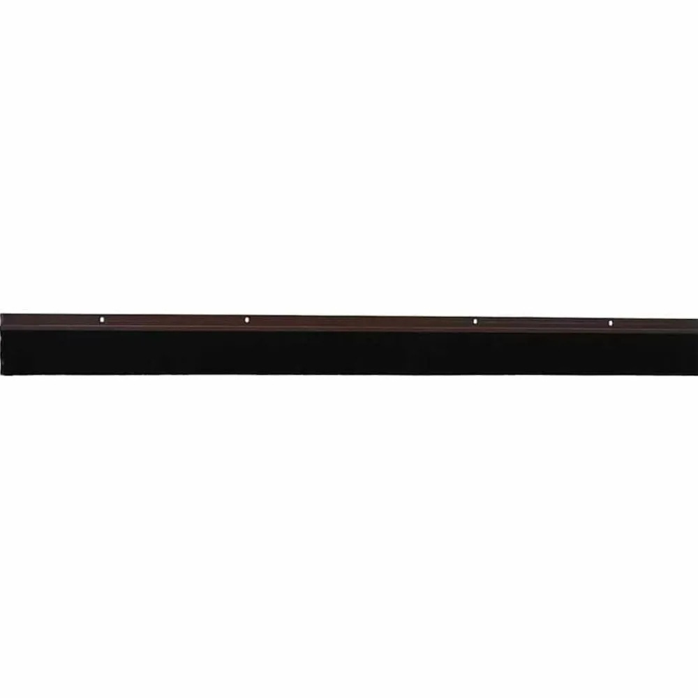 vidaXL Sellos de cepillo de puerta atornillables 2 pcs Marrón 100 cm Marrón Clearance
