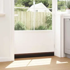 vidaXL Sellos de cepillo de puerta atornillables 2 pcs Marrón 100 cm Marrón Clearance