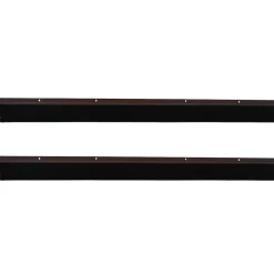 vidaXL Sellos de cepillo de puerta atornillables 2 pcs Marrón 100 cm Marrón Clearance
