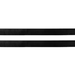 vidaXL Sellos de cepillo para puertas autoadhesivos 2 pcs 100 cm White