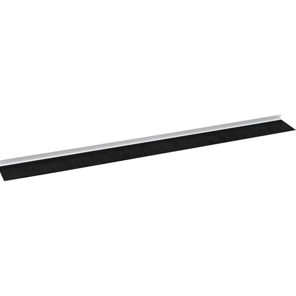 vidaXL Sellos de cepillo para puertas autoadhesivos 2 pcs 100 cm White