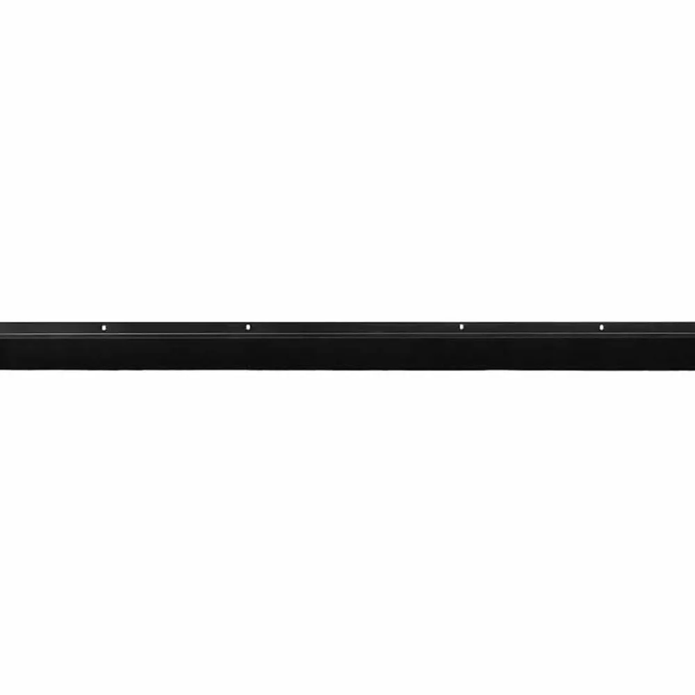 vidaXL Sellos de cepillo de puerta atornillables 2 pcs 100 cm Negro