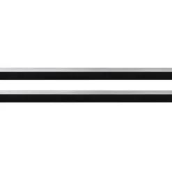 vidaXL Sellos de cepillo para puertas autoadhesivos 2 pcs Plateado Outlet