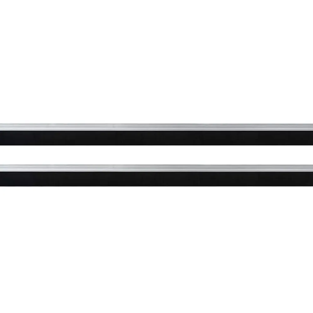 vidaXL Sellos de cepillo para puertas autoadhesivos 2 pcs Plateado Outlet