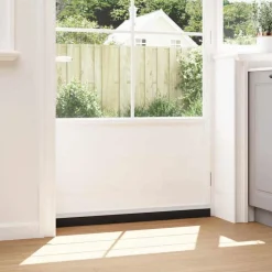 vidaXL Materiales De Construcción-Sellos de cepillo para puertas autoadhesivos 2 pcs 100 cm