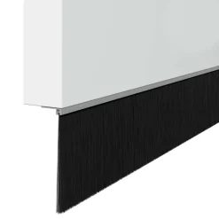 vidaXL Sellos de cepillo de puerta atornillables 2 pcs 100 cm Plateado Outlet