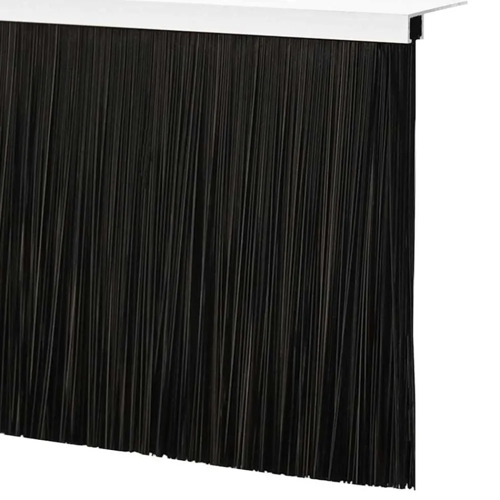 vidaXL Sellos de cepillo de puerta atornillables 2 pcs 100 cm Plateado Outlet