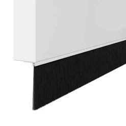 vidaXL Materiales De Construcción-Sellos de cepillo de puerta atornillables 2 pcs 100 cm