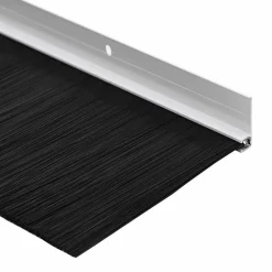 vidaXL Materiales De Construcción-Sellos de cepillo de puerta atornillables 2 pcs 100 cm