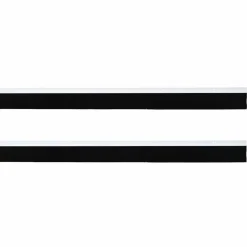 vidaXL Materiales De Construcción-Sellos de cepillo de puerta atornillables 2 pcs 100 cm