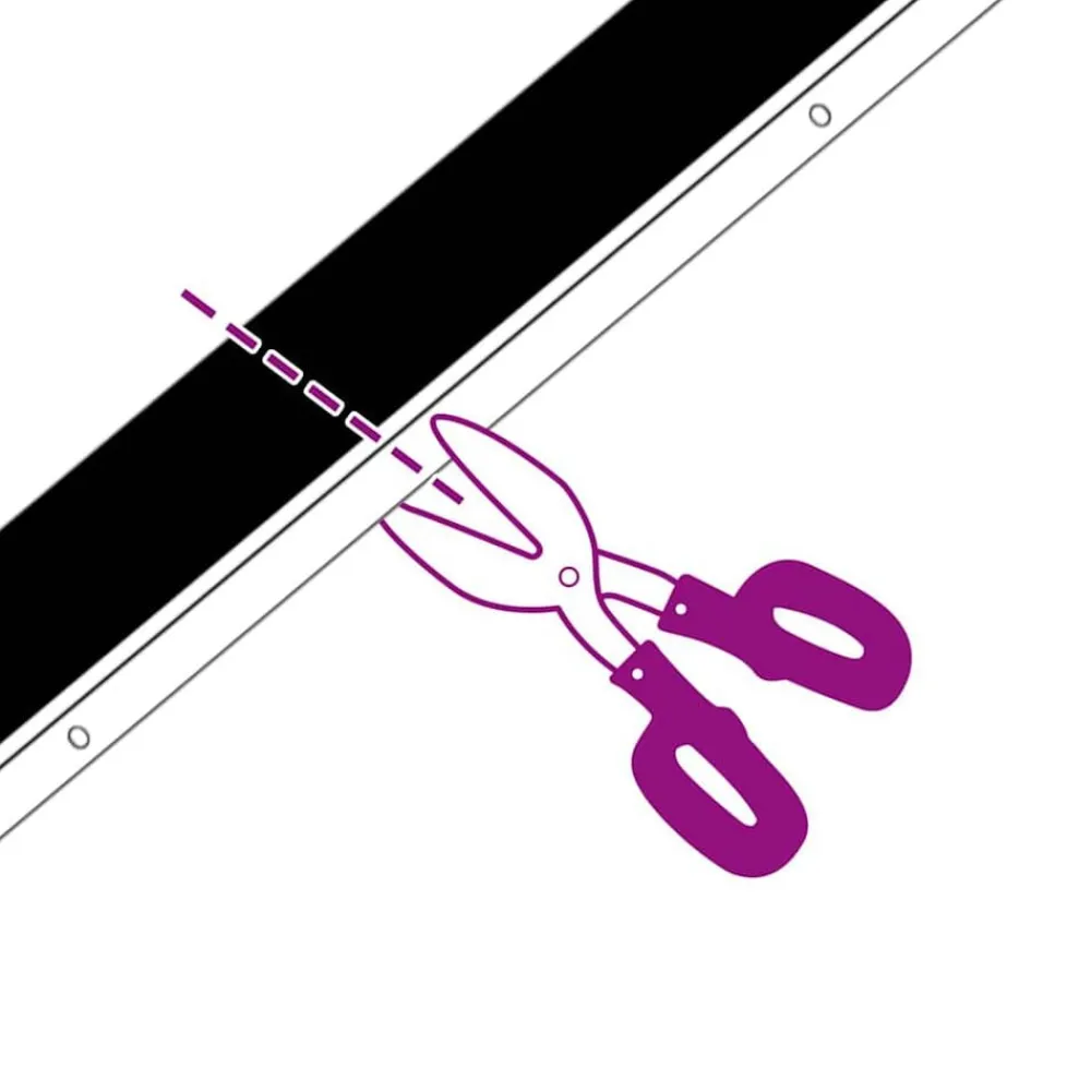 vidaXL Materiales De Construcción-Sellos de cepillo de puerta atornillables 2 pcs 100 cm
