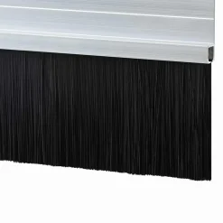 vidaXL Materiales De Construcción-Sellos de cepillo para puertas autoadhesivos 2 pcs