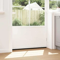 vidaXL Materiales De Construcción-Sellos de cepillo de puerta atornillables 2 pcs 100 cm