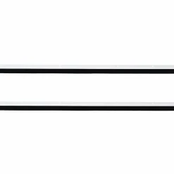 vidaXL Materiales De Construcción-Sellos de cepillo de puerta atornillables 2 pcs 100 cm
