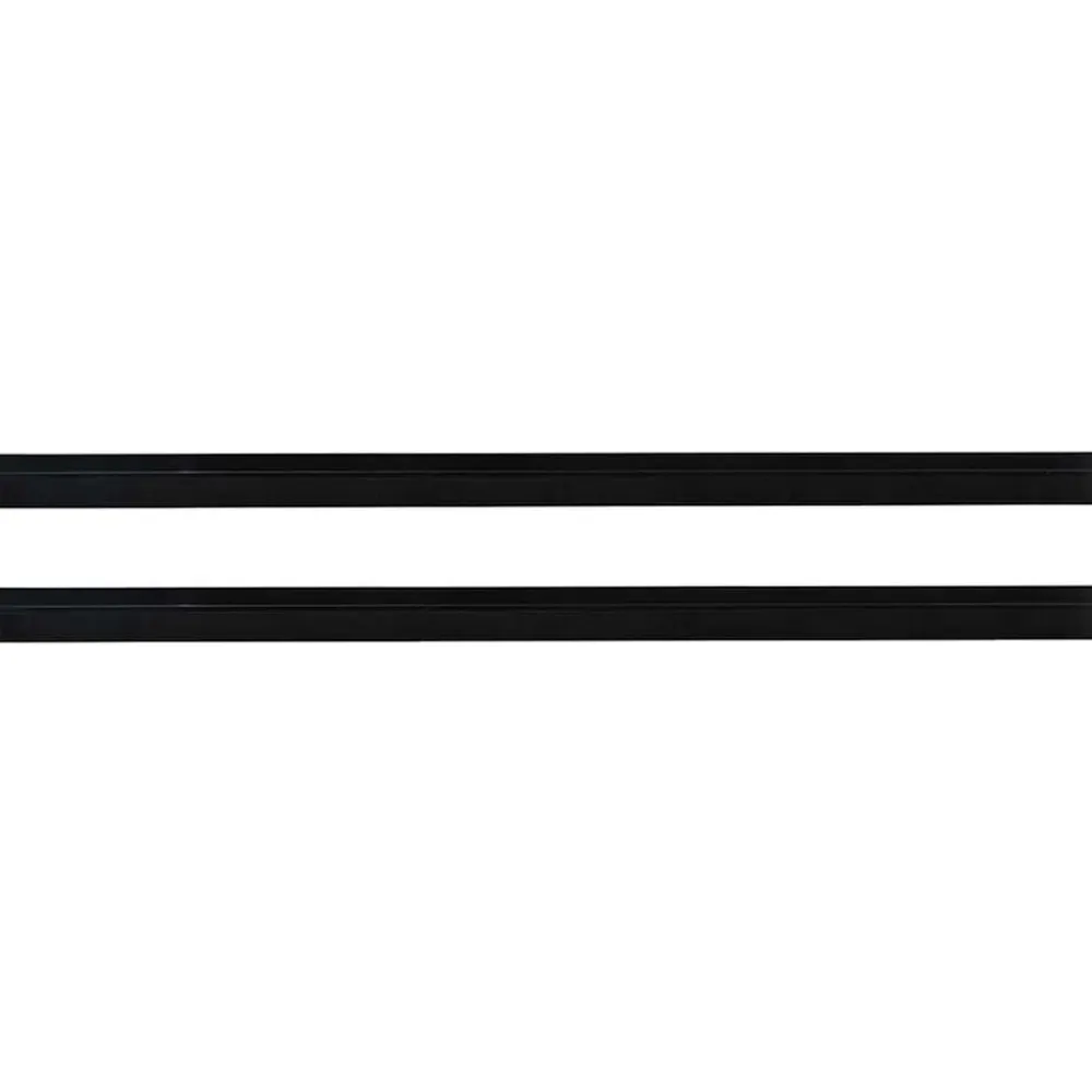 vidaXL Materiales De Construcción-Sellos de cepillo para puertas autoadhesivos 2 pcs 100 cm