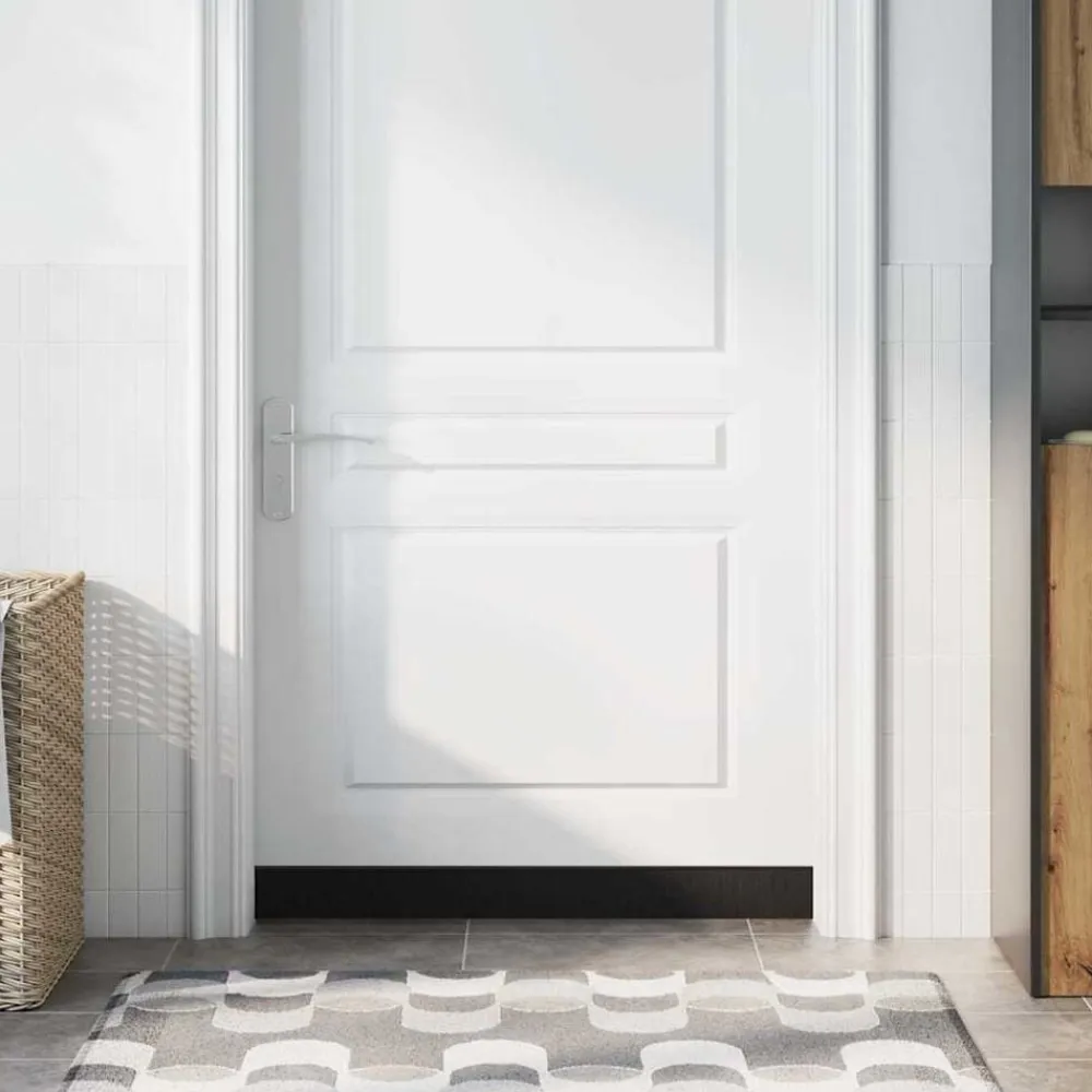 vidaXL Sellos de cepillo para puertas autoadhesivos 2 pcs Marrón Marrón Discount