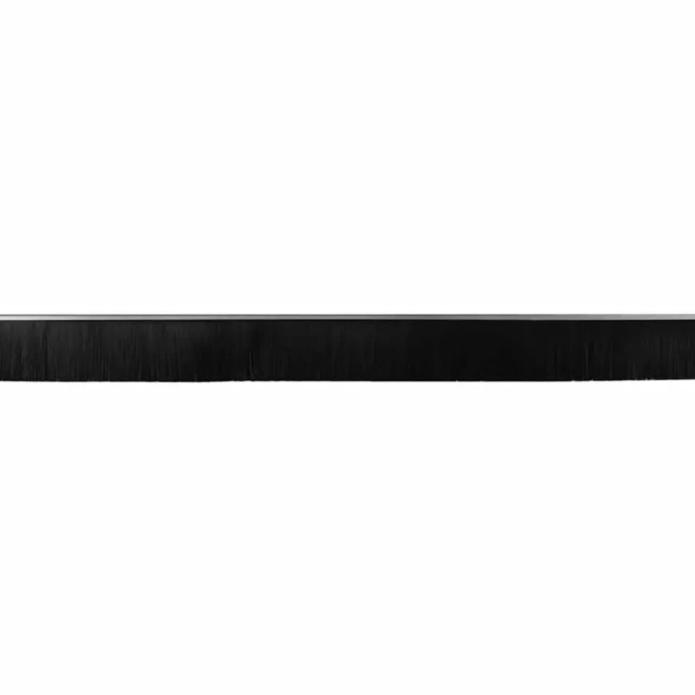 vidaXL Materiales De Construcción-Sellos de cepillo de puerta atornillables 2 pcs 100 cm