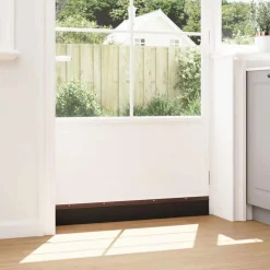 vidaXL Sellos de cepillo de puerta atornillables 2 pcs Marrón 100 cm Marrón Discount