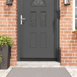 vidaXL Sellos de cepillo de puerta atornillables 2 pcs 100 cm Negro Online