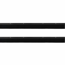 vidaXL Sellos de cepillo de puerta atornillables 2 pcs 100 cm Negro Online