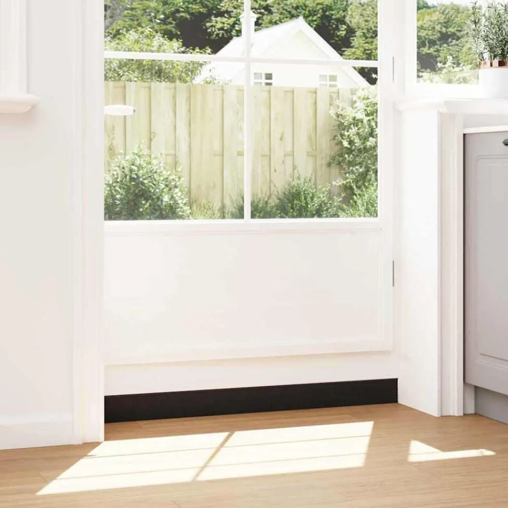 vidaXL Sellos de cepillo de puerta atornillables 2 pcs Marrón 100 cm Marrón Online