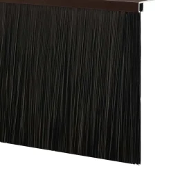 vidaXL Sellos de cepillo de puerta atornillables 2 pcs Marrón 100 cm Marrón Online