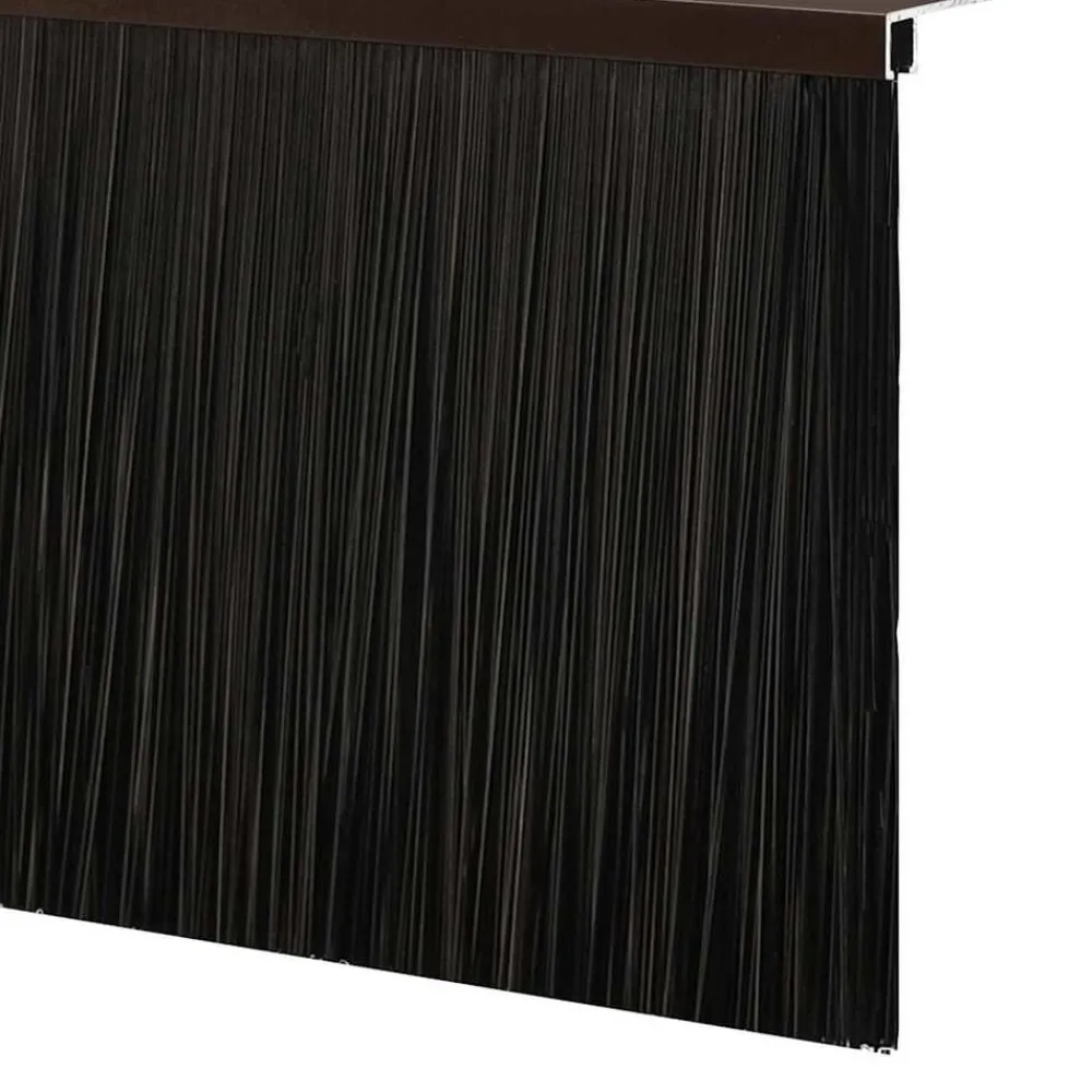 vidaXL Sellos de cepillo de puerta atornillables 2 pcs Marrón 100 cm Marrón Online