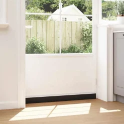 vidaXL Sellos de cepillo para puertas autoadhesivos 2 pcs 100 cm White Clearance